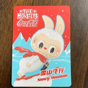 The Monsters x Coca-Cola Snowy Mountain Blind Box Figure | Open Box, Foil Intact